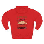"I Am Not Lazy" Cute Cat Graphic Fleece Hoodie