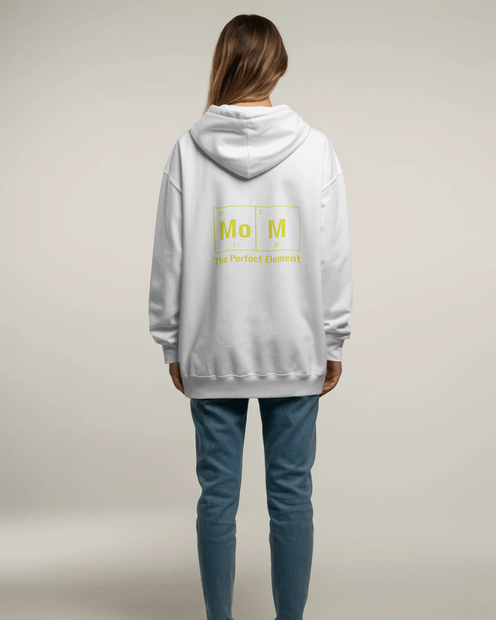"Mom: The Perfect Element" Mother's Day Hoodie — Cozy Fleece Pullover Gift for Mum