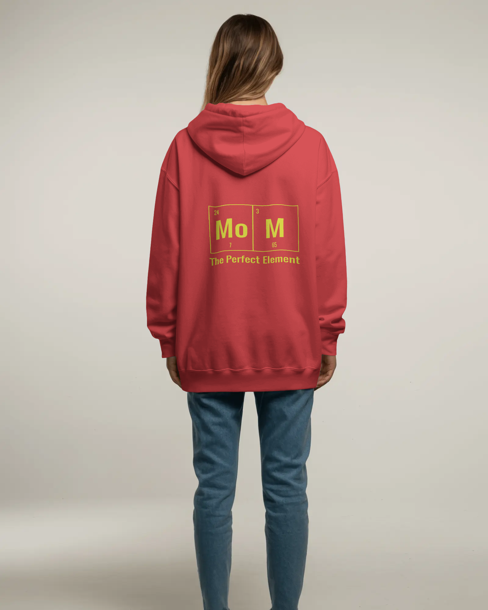 "Mom: The Perfect Element" Mother's Day Hoodie — Cozy Fleece Pullover Gift for Mum
