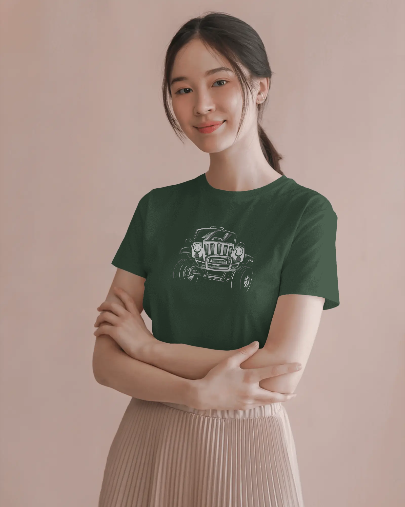 Vintage Hot Rod Women's Graphic T-Shirt — Classic Car Retro Streetwear Tee