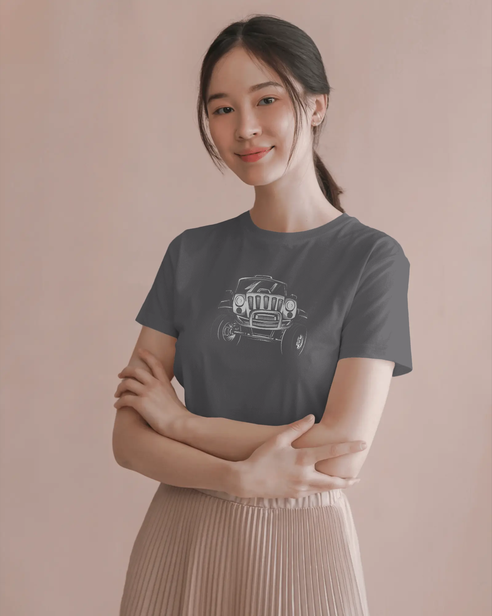 Vintage Hot Rod Women's Graphic T-Shirt — Classic Car Retro Streetwear Tee