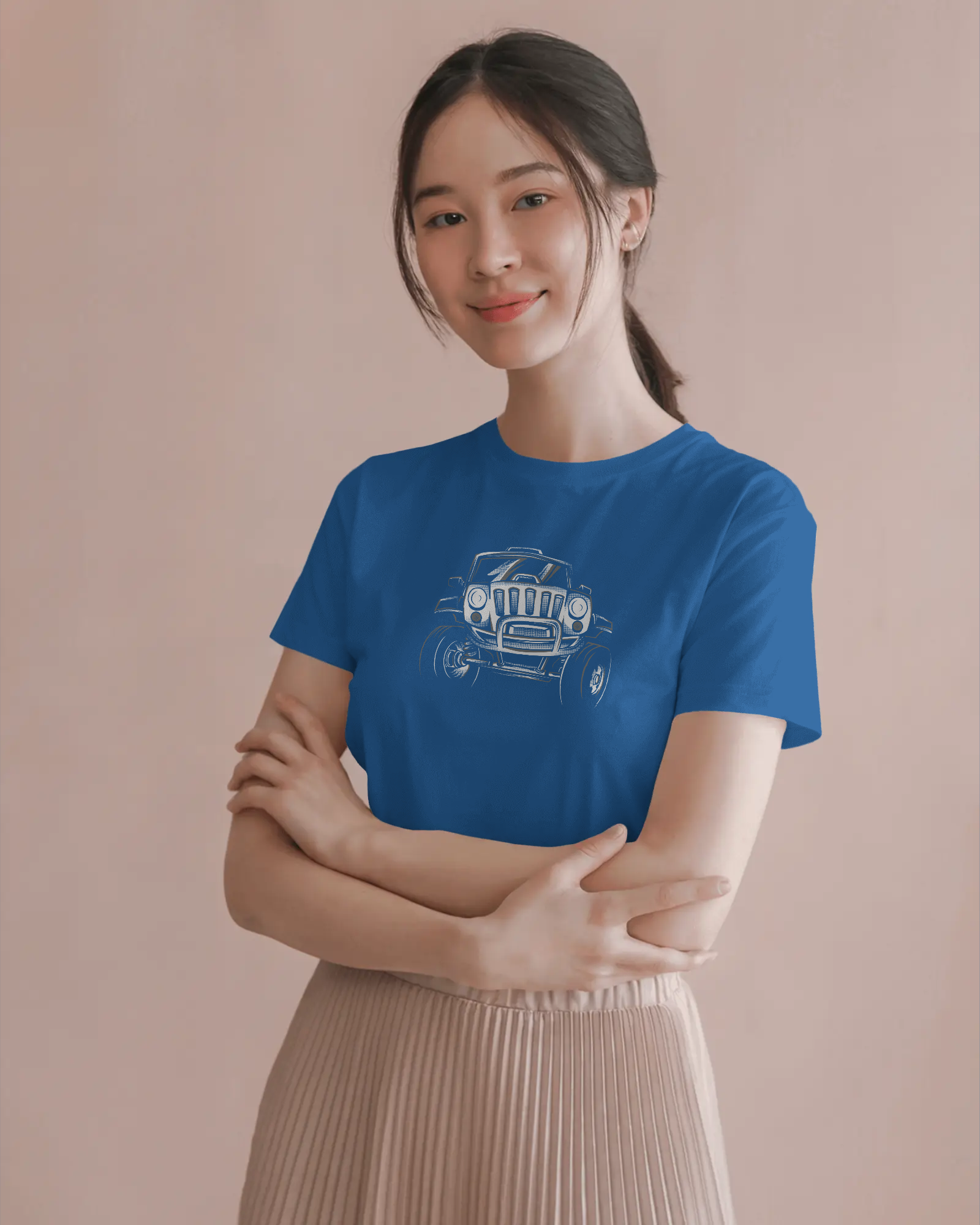 Vintage Hot Rod Women's Graphic T-Shirt — Classic Car Retro Streetwear Tee