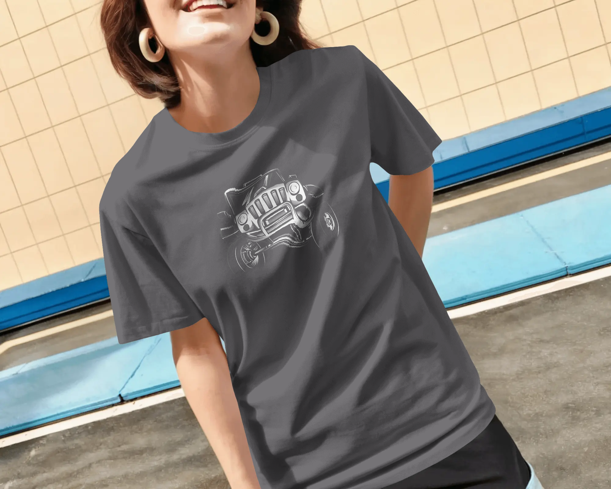 Vintage Hot Rod Women's Graphic T-Shirt — Classic Car Retro Streetwear Tee