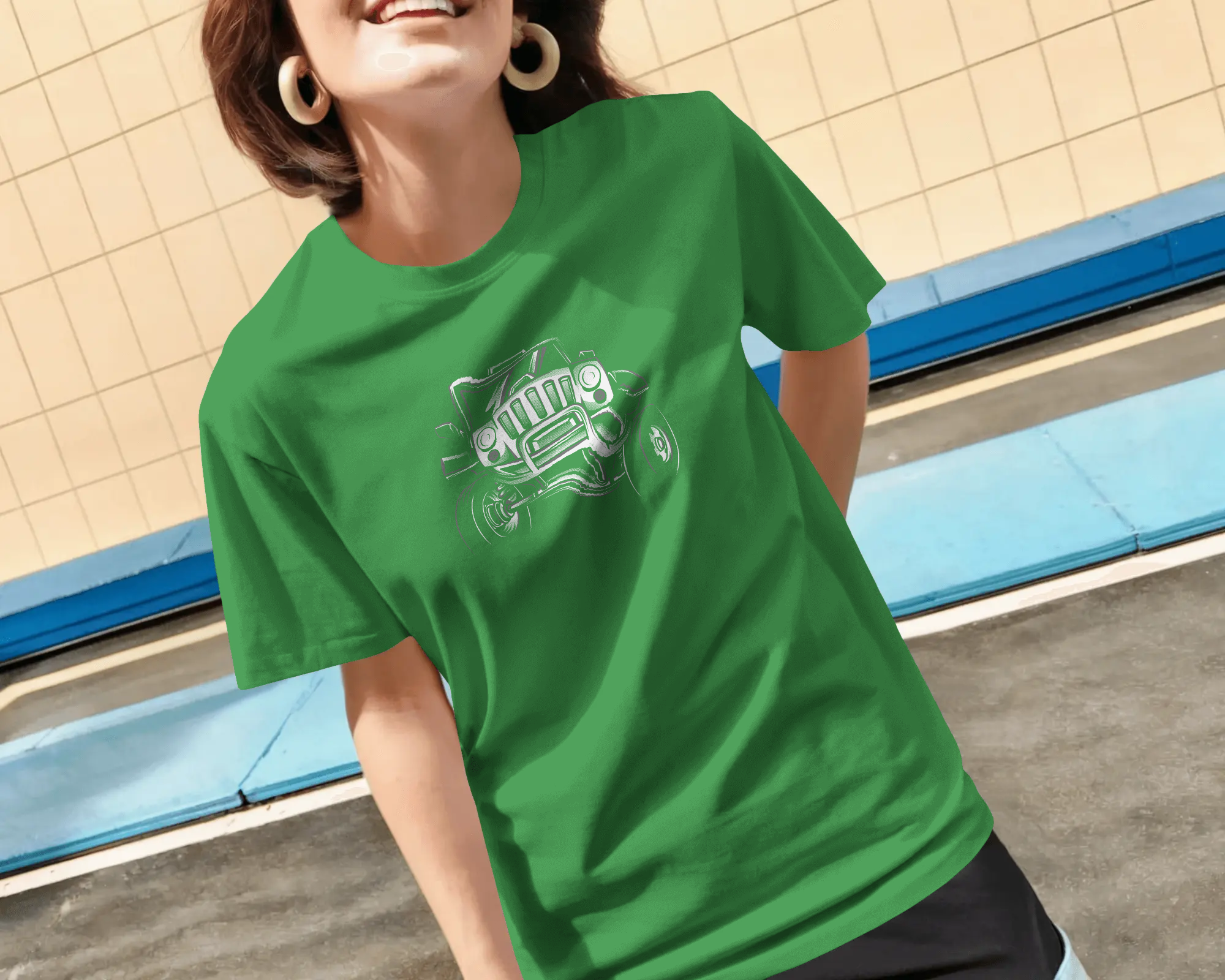 Vintage Hot Rod Women's Graphic T-Shirt — Classic Car Retro Streetwear Tee