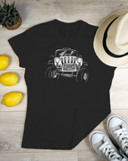 Vintage Hot Rod Women's Graphic T-Shirt — Classic Car Retro Streetwear Tee
