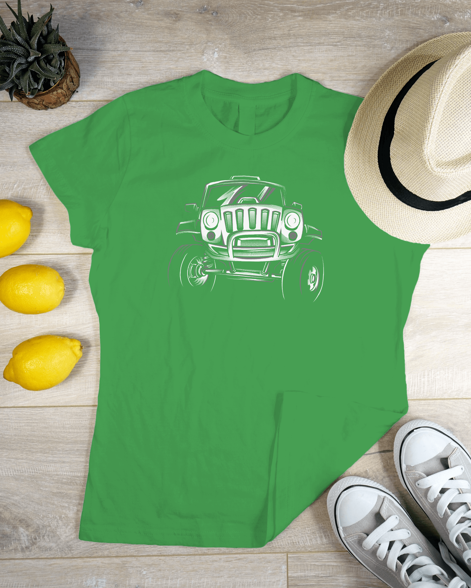 Vintage Hot Rod Women's Graphic T-Shirt — Classic Car Retro Streetwear Tee