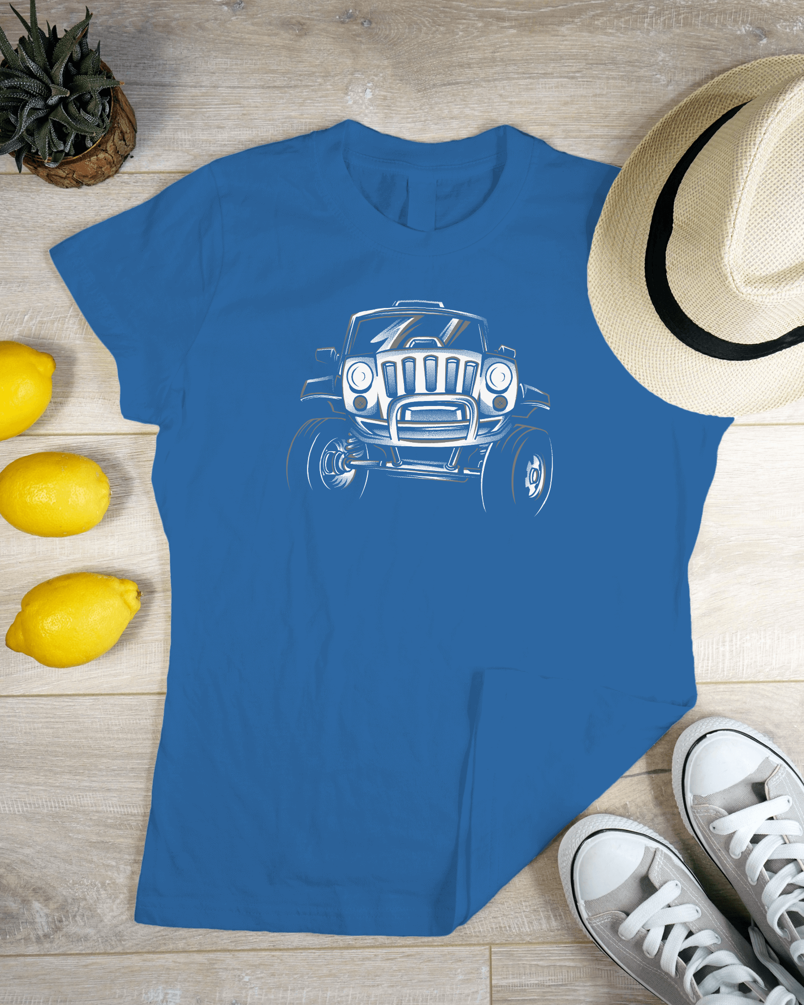 Vintage Hot Rod Women's Graphic T-Shirt — Classic Car Retro Streetwear Tee