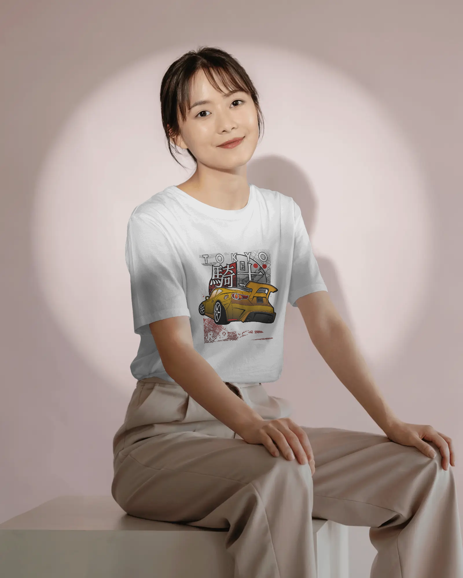 Tokyo Drift Sports Car Women's Graphic T-Shirt: JDM Racing Tuner Culture Tee