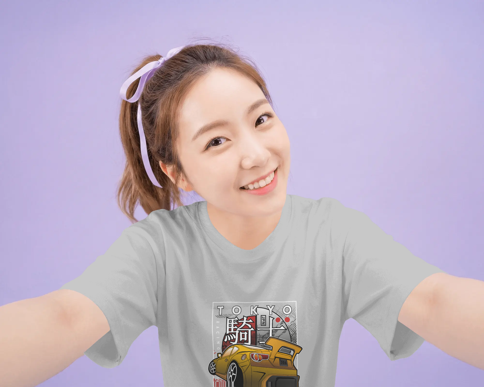 Tokyo Drift Sports Car Women's Graphic T-Shirt: JDM Racing Tuner Culture Tee