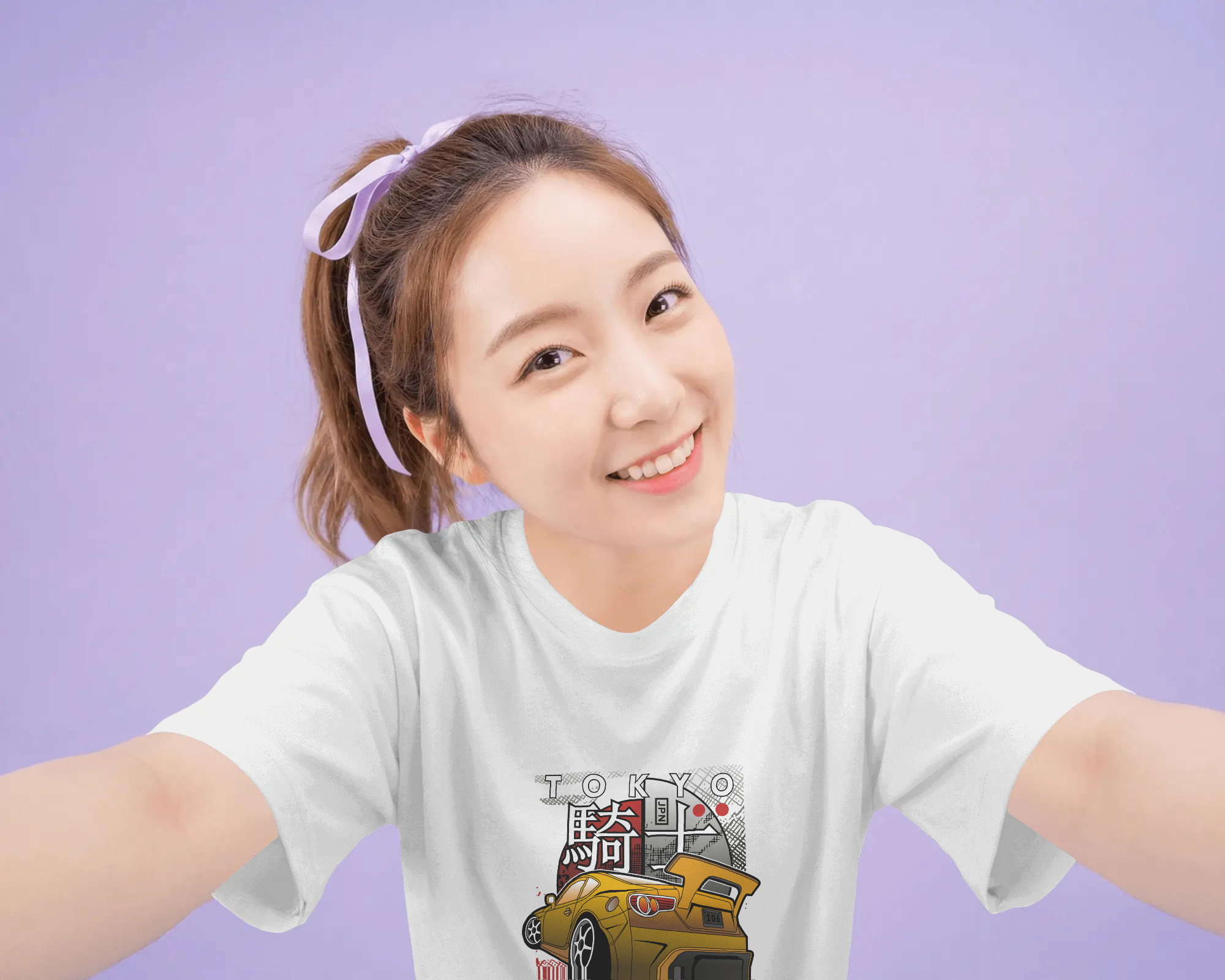 Tokyo Drift Sports Car Women's Graphic T-Shirt: JDM Racing Tuner Culture Tee