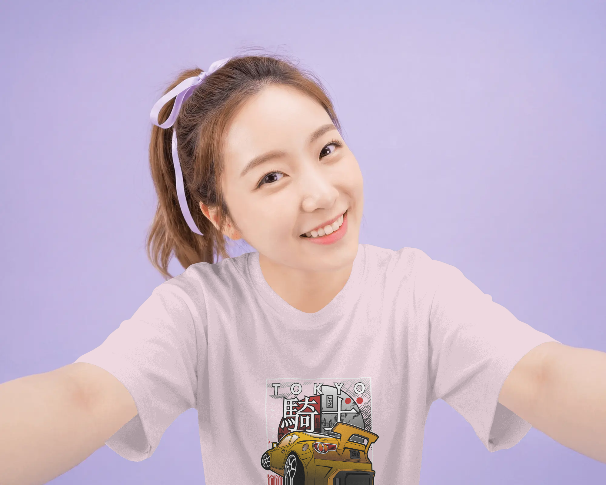 Tokyo Drift Sports Car Women's Graphic T-Shirt: JDM Racing Tuner Culture Tee