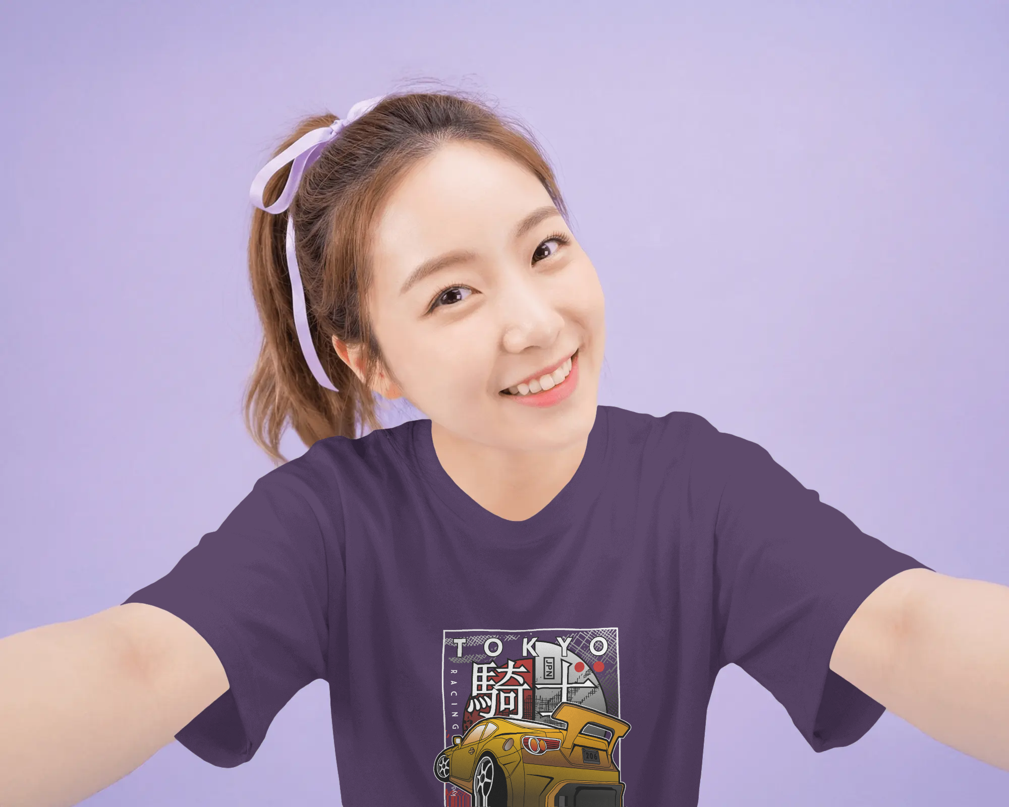 Tokyo Drift Sports Car Women's Graphic T-Shirt: JDM Racing Tuner Culture Tee