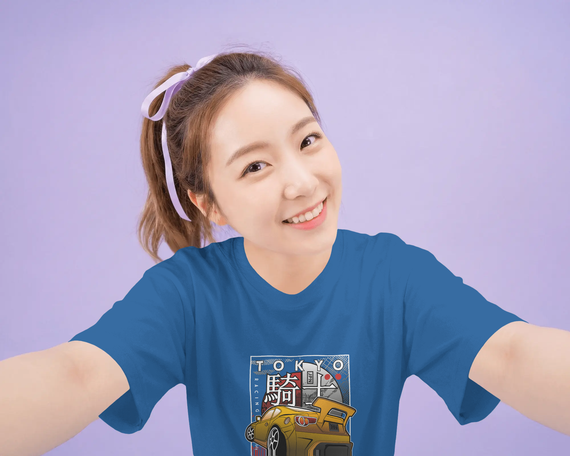 Tokyo Drift Sports Car Women's Graphic T-Shirt: JDM Racing Tuner Culture Tee