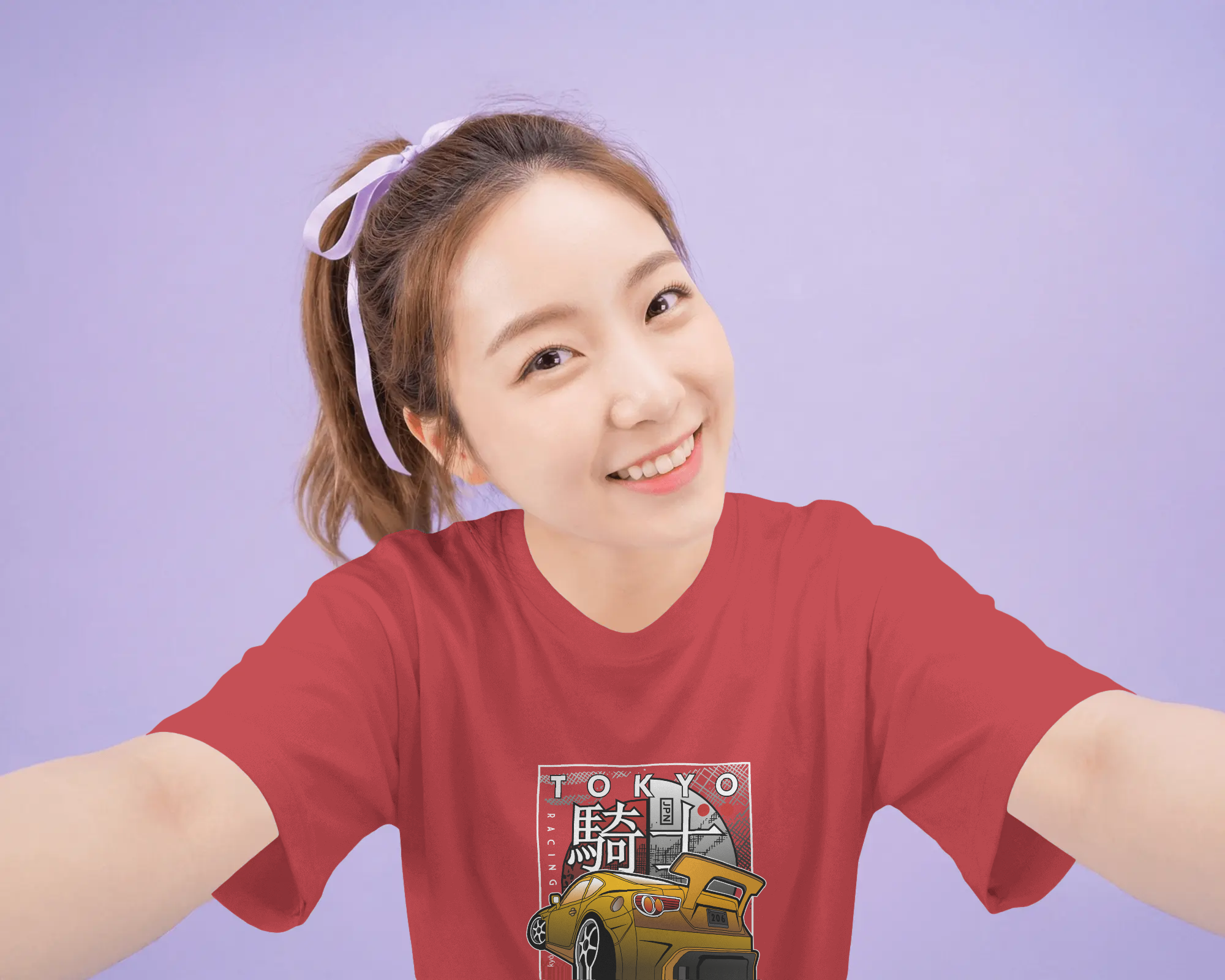 Tokyo Drift Sports Car Women's Graphic T-Shirt: JDM Racing Tuner Culture Tee