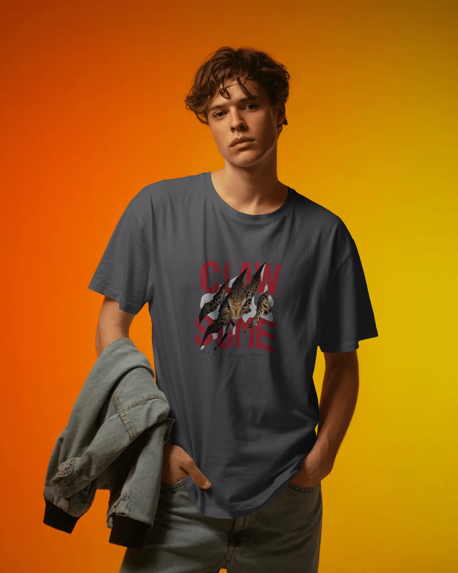 Clawsome Tiger Graphic T-Shirt — Claw Some Unisex Streetwear Tee