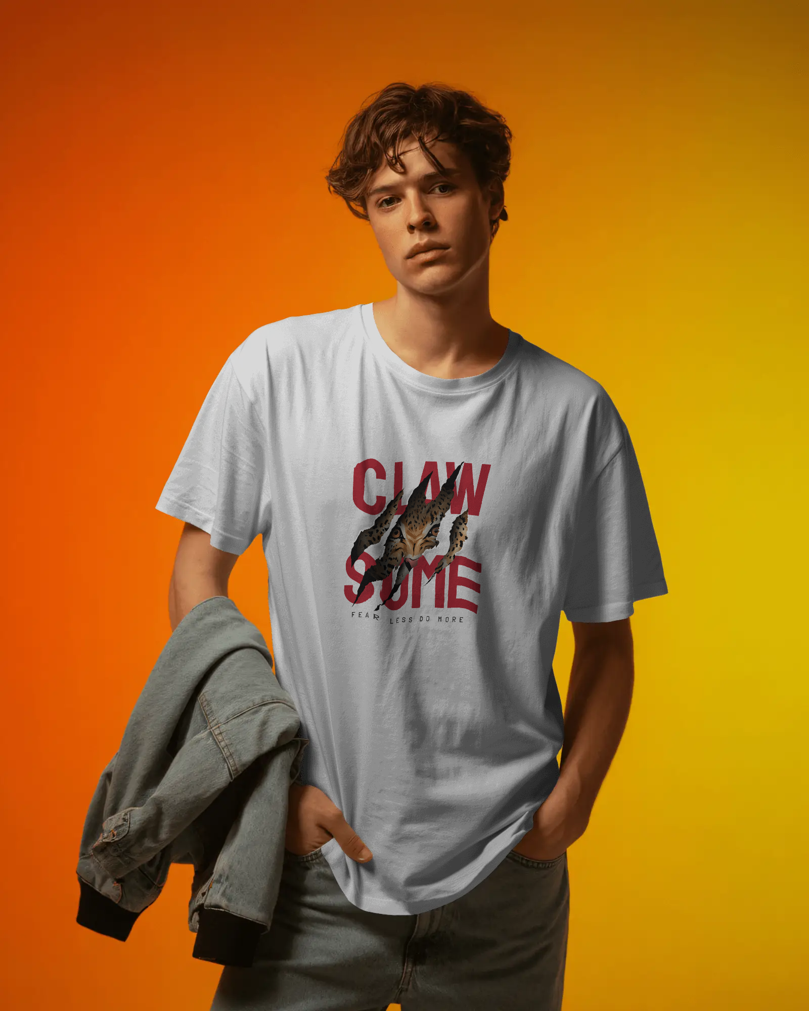 Clawsome Tiger Graphic T-Shirt — Claw Some Unisex Streetwear Tee