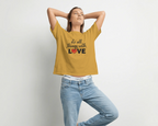 Do All Things With Love Heart Quote T-Shirt - Inspirational Women's Tee