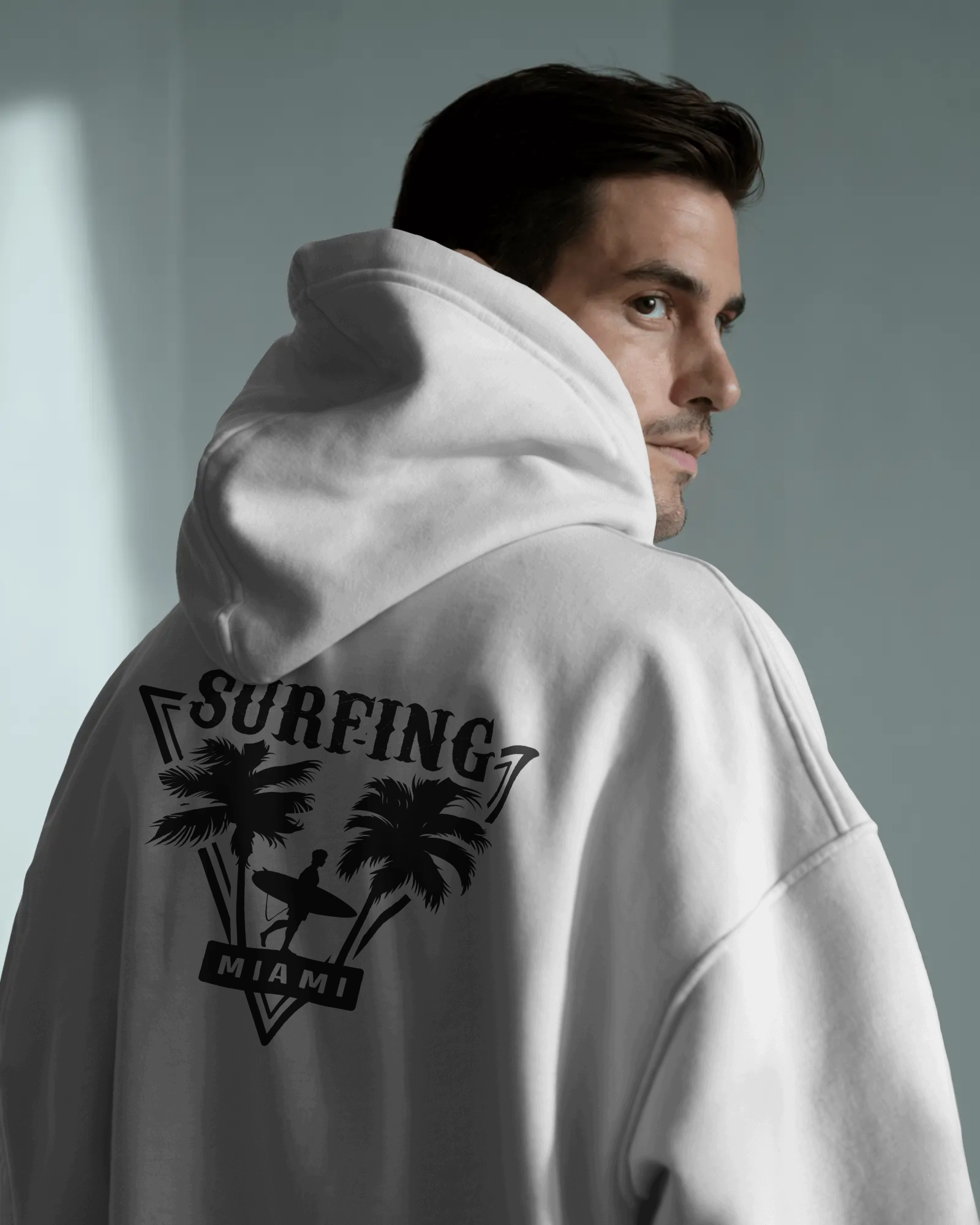 Men's Midweight Pullover Hoodie — Soft Cotton Blend Streetwear Sweatshirt