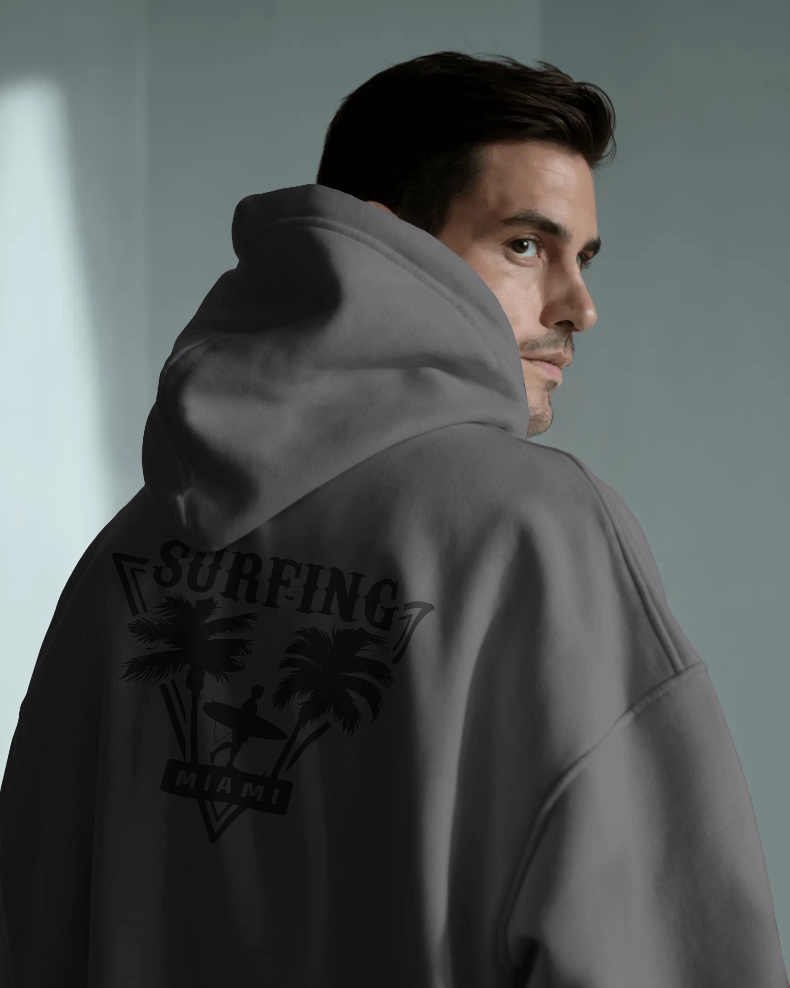 Men's Midweight Pullover Hoodie — Soft Cotton Blend Streetwear Sweatshirt