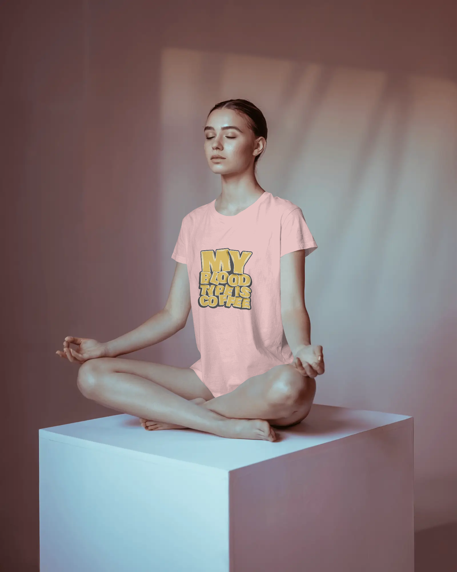 "My Blood Type Is Coffee" Graphic Women's Tee