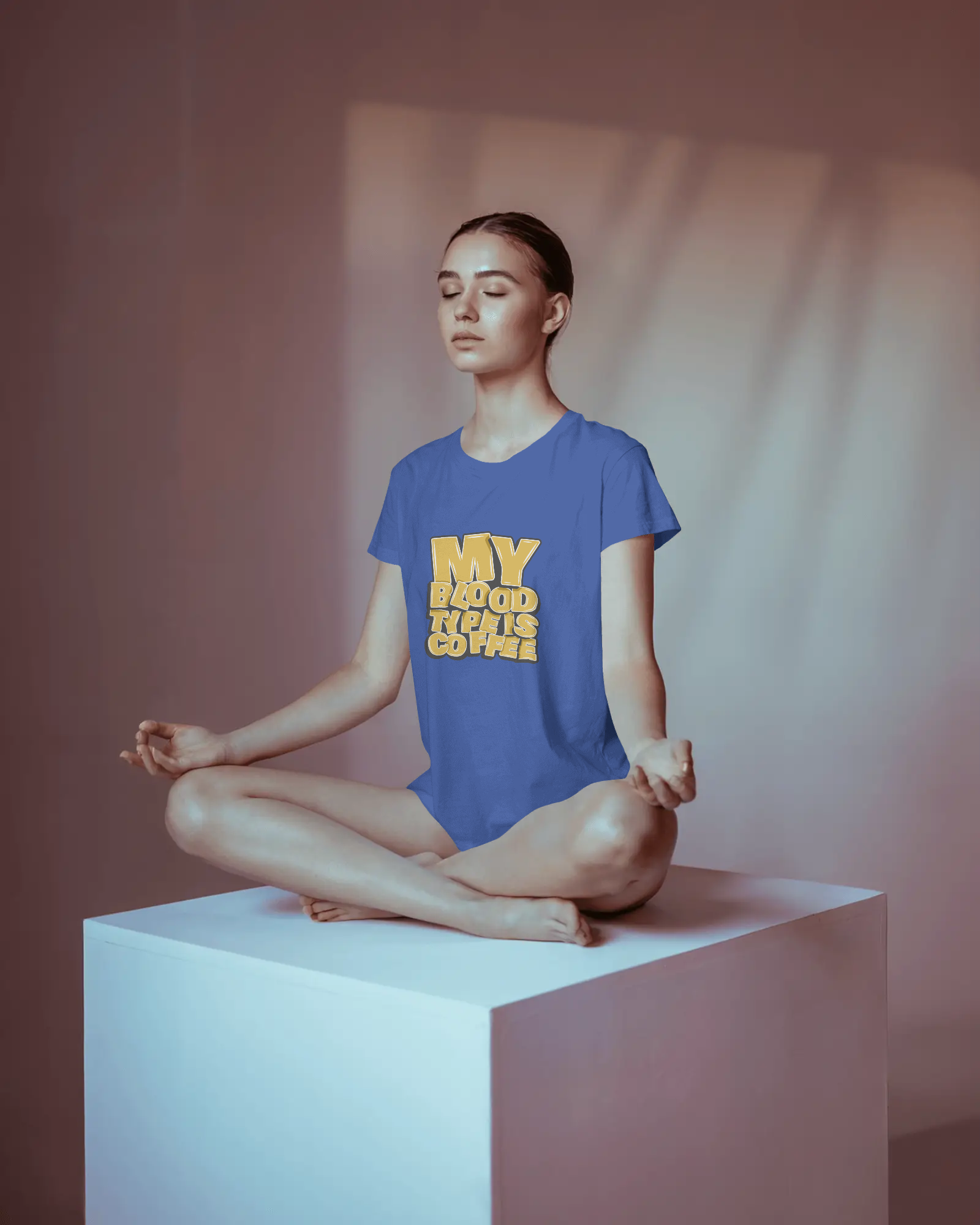 "My Blood Type Is Coffee" Graphic Women's Tee