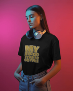"My Blood Type Is Coffee" Graphic Women's Tee
