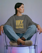 "My Blood Type Is Coffee" Graphic Women Sweatshirt