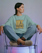 "My Blood Type Is Coffee" Graphic Women Sweatshirt