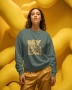 "My Blood Type Is Coffee" Graphic Women Sweatshirt