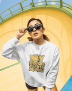 "My Blood Type Is Coffee" Graphic Women Sweatshirt