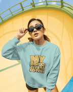 "My Blood Type Is Coffee" Graphic Women Sweatshirt