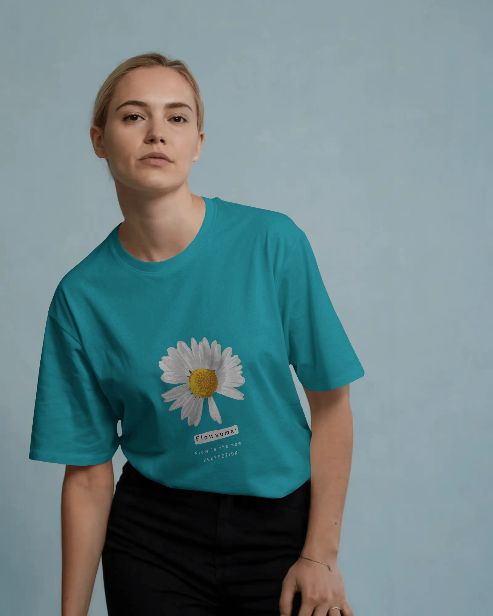 Daisy Graphic Tee — 'Flawsome: I'm in the midst of Perfection' Floral Shirt