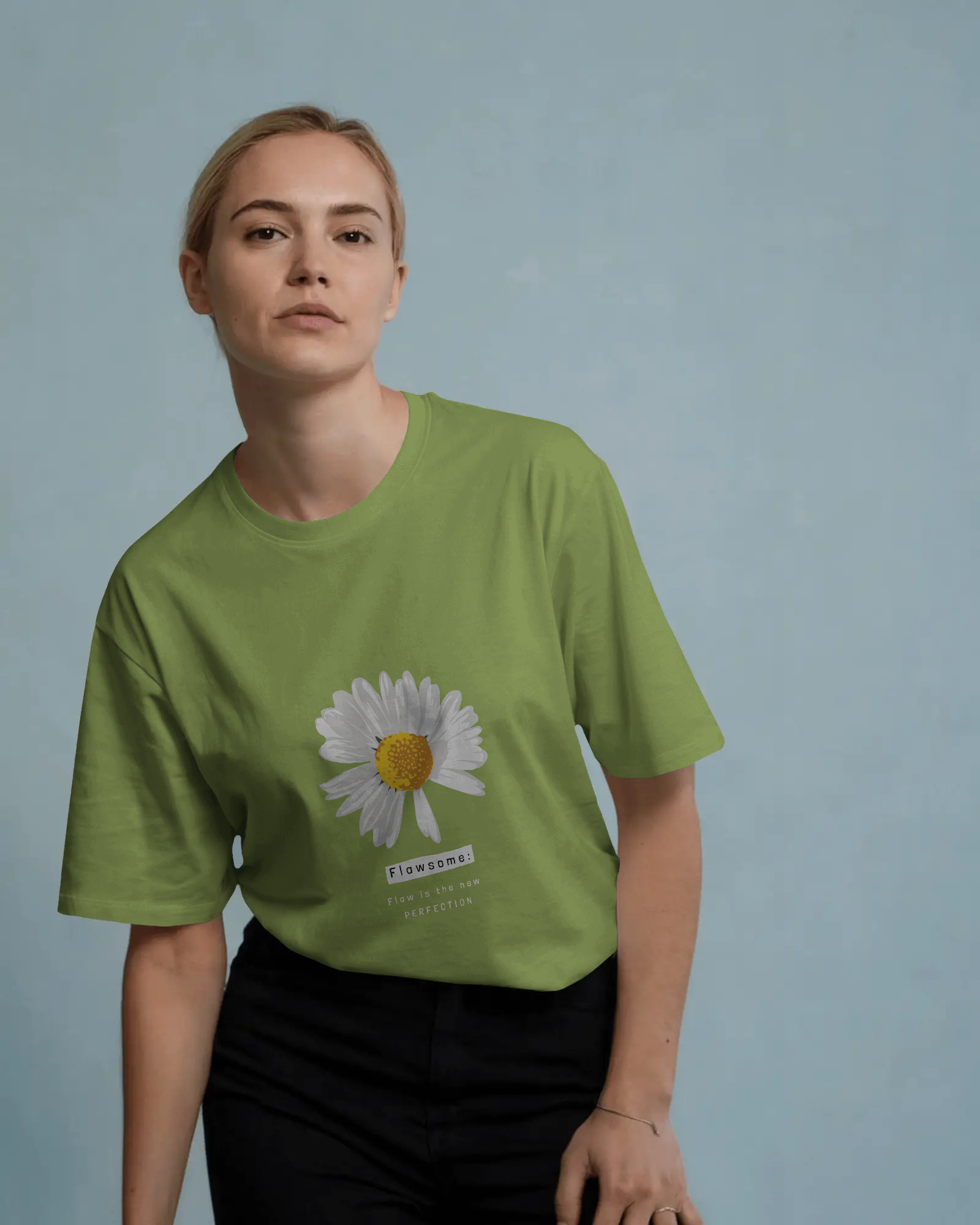 Daisy Graphic Tee — 'Flawsome: I'm in the midst of Perfection' Floral Shirt