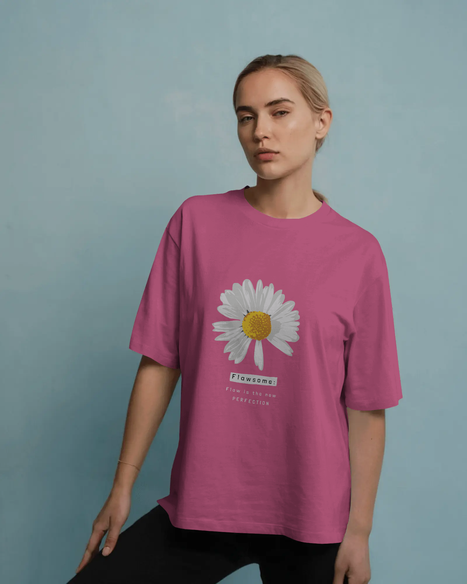 Daisy Graphic Tee — 'Flawsome: I'm in the midst of Perfection' Floral Shirt