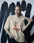 WOW Girl Graphic Tee — Retro Vogue Pop Art T‑Shirt