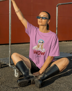 WOW Girl Graphic Tee — Retro Vogue Pop Art T‑Shirt