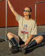 WOW Girl Graphic Tee — Retro Vogue Pop Art T‑Shirt