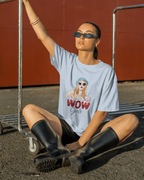 WOW Girl Graphic Tee — Retro Vogue Pop Art T‑Shirt