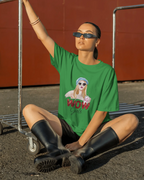 WOW Girl Graphic Tee — Retro Vogue Pop Art T‑Shirt