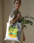 Tote Bag - Summer Vacation Cotton Shopper