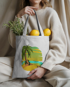 Tote Bag - Summer Vacation Cotton Shopper