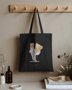 Cotton Tote Bag - Kick Ass Teddy