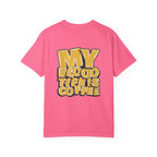 Women's T-Shirt — "My Blood Type Is Coffee" Graphic Tee