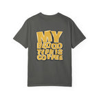 Women's T-Shirt — "My Blood Type Is Coffee" Graphic Tee