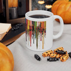 Color Drip Ceramic Mug — Bold Melted-Paint Design (11oz & 15oz)