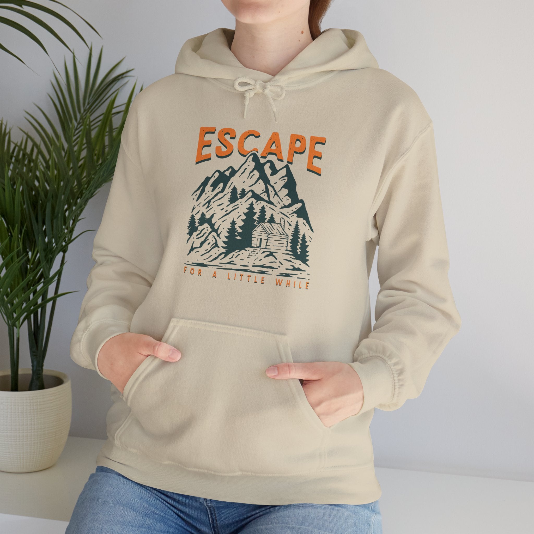 Escape Mountain Hoodie: Weekends Are for Hiking Outdoor Graphic Pullover